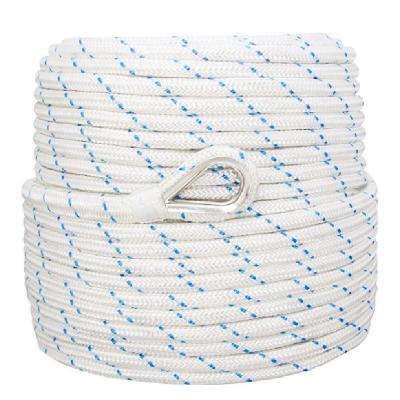 China PP/Polyester/Nylon 8 Strands Mooring Hawser Rope for sale