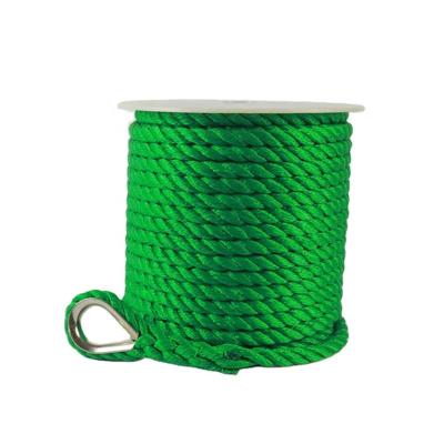 China High Abrasion Resistance Nylon Colored Rope Waxed Polished Rope / Sausage Twine for sale