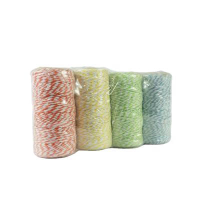 China High Abrasion Resistance Nature Color Cotton Rope Twist Food Grade Cotton Twine for sale