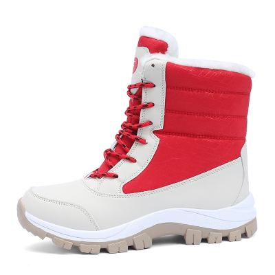 China Damping Northeast Women's Northeast Men's Winter Snow Boots Velvet Warm Thick Short Tube Cotton Waterproof Non-slip Outdoor Shoes for sale