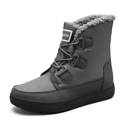 China Wholesale Hot Sale Winter Woman Snow Damping Boots Short Warm Flat Heel Boots Cotton Shoes for sale