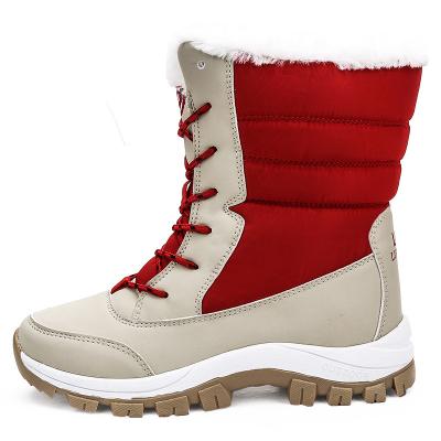 China Cushioning Women's Winter Snow Boots Waterproof Large Size Outdoor Traveling Hike Boots for sale