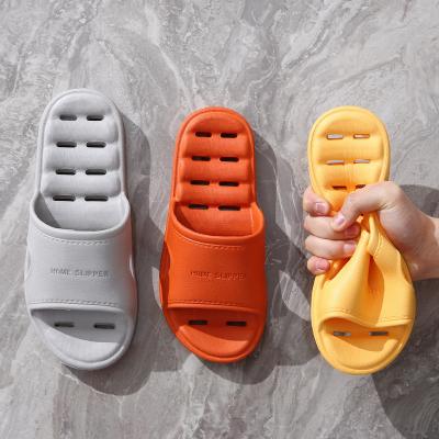 China Fashion Trend Bathroom Permeable Slippers for Bathing Non-slip Indoor Unisex Slides Slippers for sale