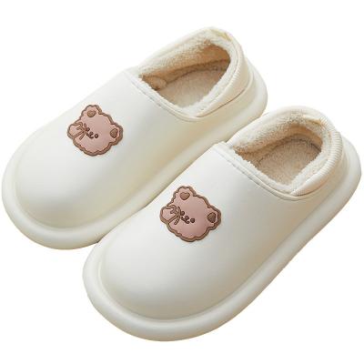 China Winter 2022 fashion trend bear fashion trend bear high quality indoor household slippers non-slip women for sale