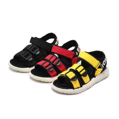 China 2022 New Light Weight Double Buckle Baby Kids Sandals For Children Non-slip Outdoor Beach Sandal Kids Walking Sports Shoes for sale