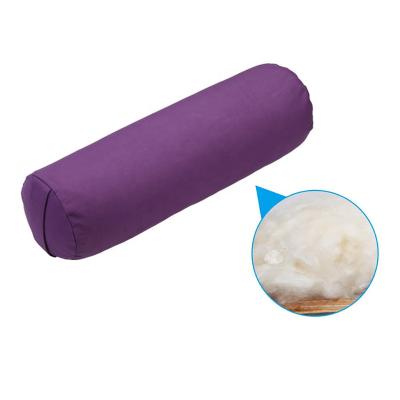 China Organic Non Toxic Yoga Exercise Gillot Cotton Kapok Around Yoga Bolster for sale