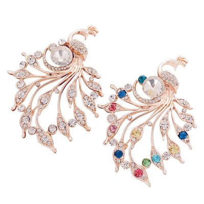 China Fashionable Wholesale New Fashion Design Rhinestone Crystal Brooch Pin for sale