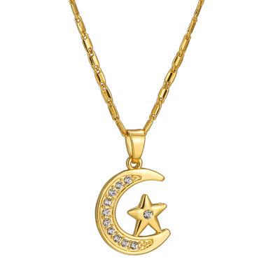 China European and American BOHEMIA star moon jewelry necklace female jewelry for sale