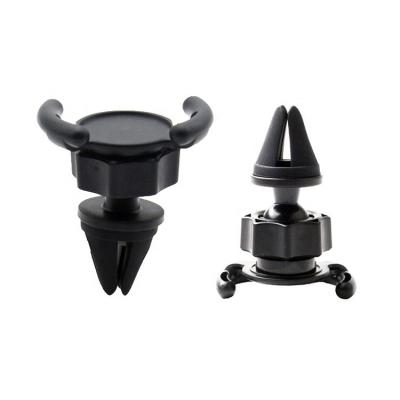 China Universal Universal Air Vent 360 Rotation Handle Mobile Phone Car Mount Adjustable Socket for sale