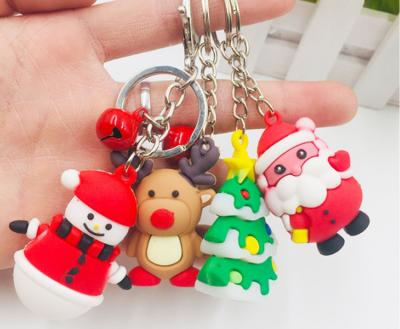 China Cute Korea Cartoon Keychain Christmas Key Chain For Kids Gifts for sale