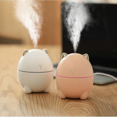 China Small USB Cool Cute Portable Mini Air Diffuser Car Ultrasonic Mist Humidifiers for sale