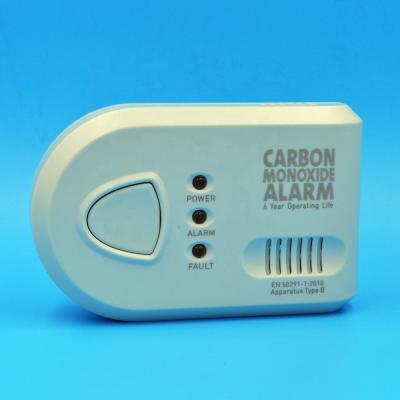 China 10 Years Life Sealed Battery Carbon Monoxide Detector With EN50291 Approval Security CO Alarm Detector FC008 for sale