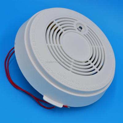 China Detect Smoke 220v Smoke Detector With 9V Battery Holder for sale