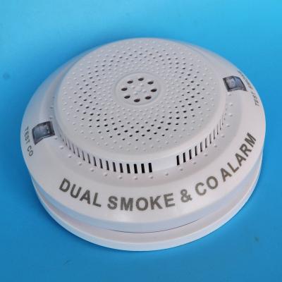 China Co Gas and Smoke Detector 2 in 1 Combo Co and Smoke Detector for sale