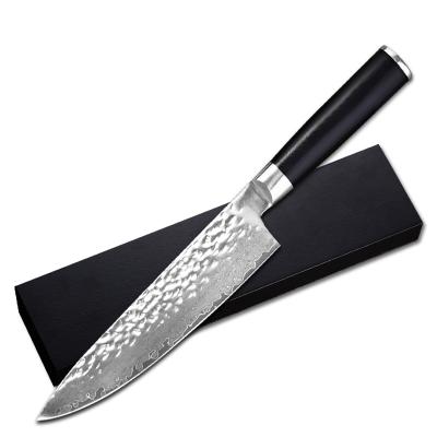 China Viable 8inch Damascus VG10 Chef's Knife Group of Ten Japanese Steel Handle for sale