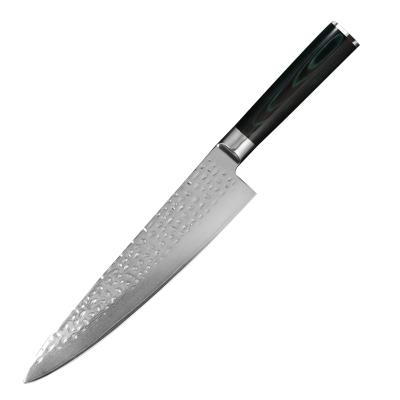 China Viable Chef Knife 8 Inch 67 Layer Kitchen Knife Japanese Damascus Steel for sale