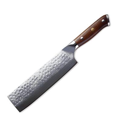 China Viable High Quality VG-10 Damascus Steel 67 Layer Chef Knife 8 Inch Kitchen Nariki Knife for sale