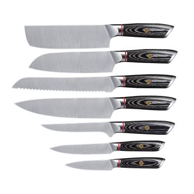 China Viable New Arrival Kitchen Chef Knife High Quality German Steel Set for sale