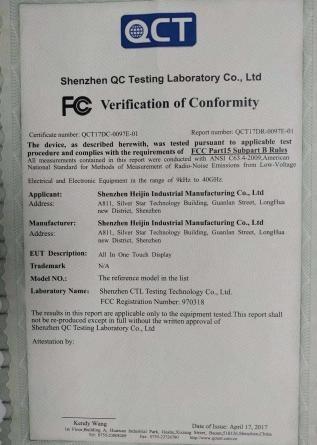 FCC - Shenzhen Heijin Industrial Manufacturing Co., Ltd.