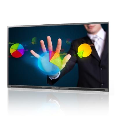 China Business/Metting/Medcial 20 Point 4K High End Touch Screen With Built In OPS Interactive Flat Panel For Education And Conference for sale