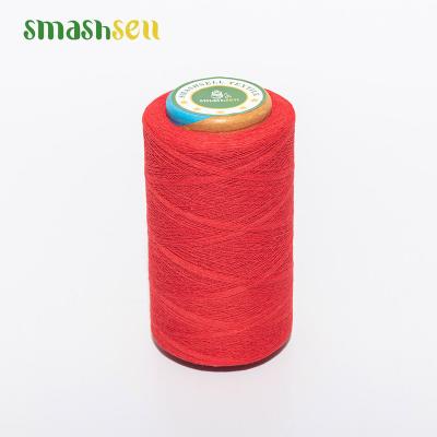 China 12/1 Count Cotton Polyester Yarn Red Towel Eco-Friendly White Recycled Weaving Yarn Moisture-absorbent for sale