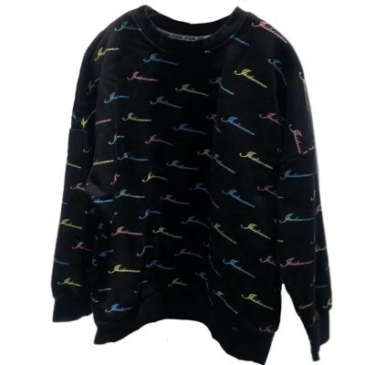 China Knit / Cotton 2023 Used Cool Design Long Sleeve Hoodie Used Round Neck Loose Fit Sweater Occasion Pullover for sale