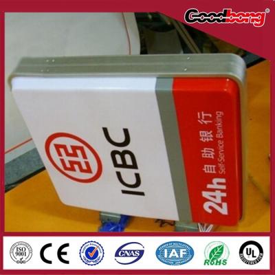 China outdoor vacuum forming acrylic illuminated advertising bank light box for sale