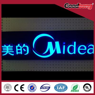 China vacuum forming acrylic illuminated advertising chain store light box for sale