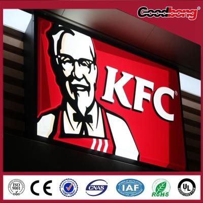 China outdoor indoor 3d led  vacuum forming acrylic  lighting advertising light box for sale