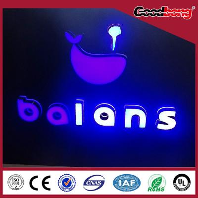 China LED plastic metrials frontlit and backlit lighting Channel Alphabet Letter Sign for sale