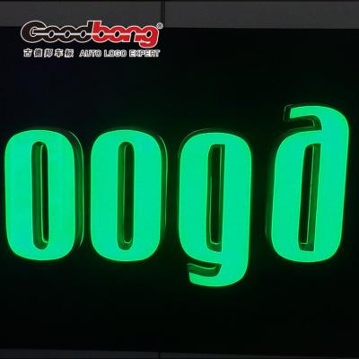 China 3d acrylic letter sign backlit letters sign Brush decorative metal letters for sale