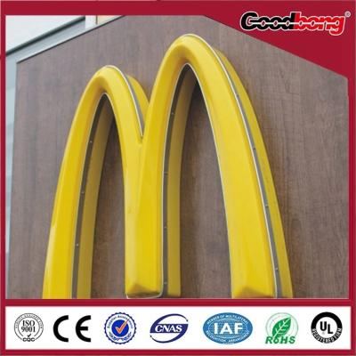 China Epoxy resin channel letter signs/acrylic vacuum forming mirror signs/metal alphabet signs for sale