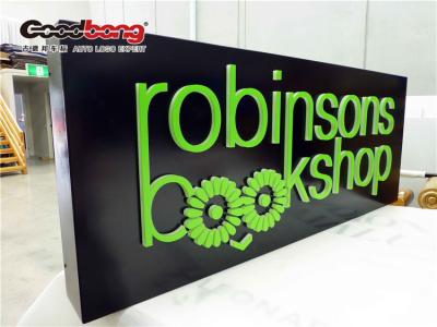 China outdoor indoor galvanized acrylic luminous advertising rectangle light box for sale