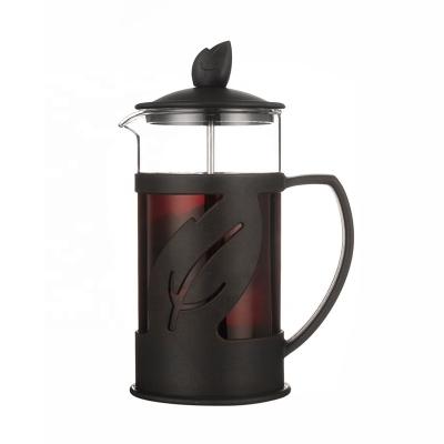 China High Borosilicate Glass Home Thick Heat Resistant Coffee Stored Durable French Press for sale