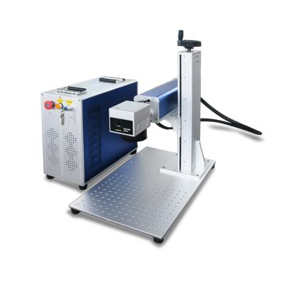 China 100*100MM 70*70MM 200*200MM 300*300MM Small Split Fiber Laser 20W/30W Laser Marking Machine Metal Stainless Steel Mold Laser Marking Machine for sale