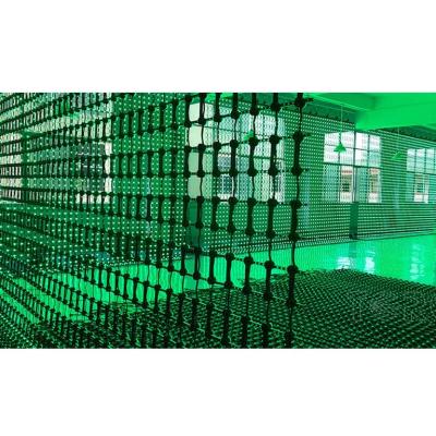 China Media Facade TorchVisual M6 Series Pixel Pixel High Config 6*SMD3535 P75mm LED Mesh Screen For Outdoor Media Facade Transparent Installation for sale