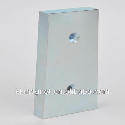 China Industrial magnet super power rare earth trapezium neodymium magnet factory in Ningbo for sale