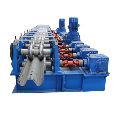 China Roof Galvanized Steel Profile Metal Sheet Highway Guardrail Roll Forming Machinery for sale