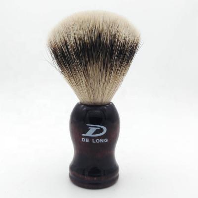 China High Grade Handmade Silvertip Badger Hair Wooden Handle Shaving Brush Men's Shaving Brush Gift OEM/ODM for sale