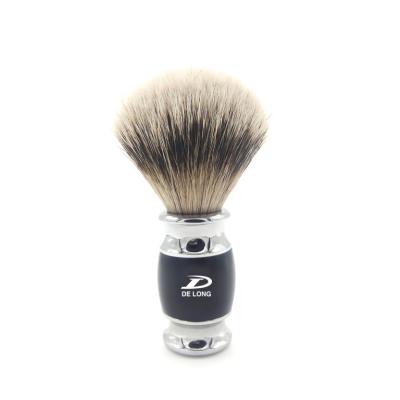 China High Grade Shaving Brush Mens Shaving Brush Gift Silvertip Badger Hair Chrome Handle OEM/ODM Hand Made for sale