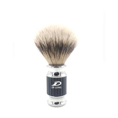 China High Grade Shaving Brush Mens Shaving Brush Gift Silvertip Badger Hair Chrome Handle OEM/ODM Hand Made for sale