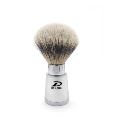 China High Grade Shaving Brush Mens Shaving Brush Gift Silvertip Badger Hair Chrome Handle OEM/ODM Hand Made for sale