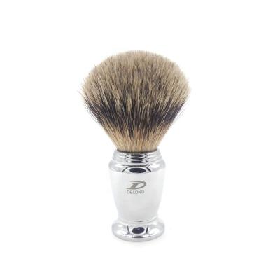 China High Grade Pure Shaving Brush Men's Shaving Brush Gift Best Badger Hair Chrome Handle OEM/ODM Hand Made for sale