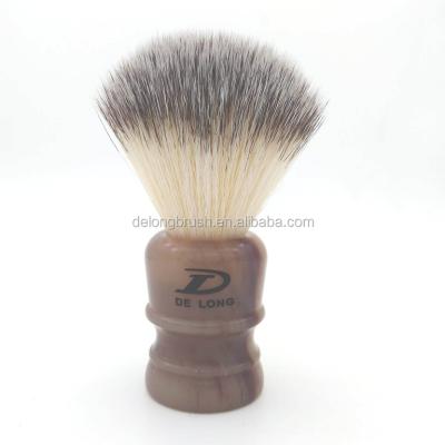 China Synthetic Shaving Brush Hair Shaving Brush With High Quality Resin Handle for sale