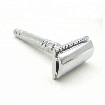 China Traditional Double Edge Double Edge Blade Safty Razor Metal Handle (Long Handle) for sale