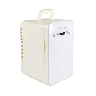 China High Quality ABS Mini Fridge Portable Home Car Fridge 10l 20l With Glass Door for sale