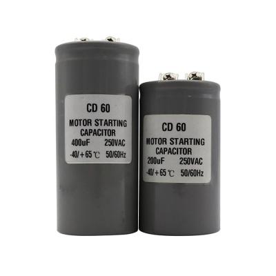 China AC / motor factory price customized high quality cd60a ac motor starting capacitor for sale