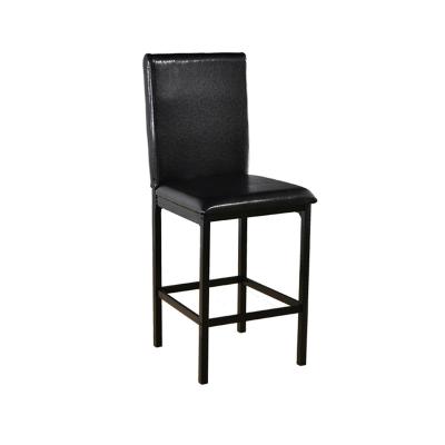 China Minimalist Metal Restaurant Chair Hot Sale Modern Cheap Leather Back Chairs for sale