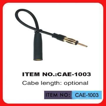 China Cable de extensión negro de la antena del coche longitud de 12 pulgadas para la antena del automóvil en venta