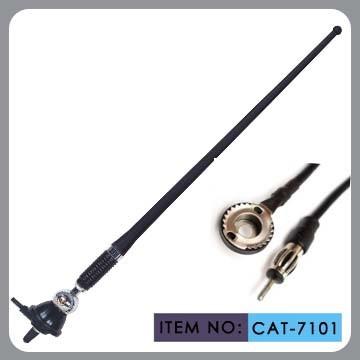 China Adjusted ​Angle Rubber Car Antenna Single Section Pvc Mast For General Type Truck for sale